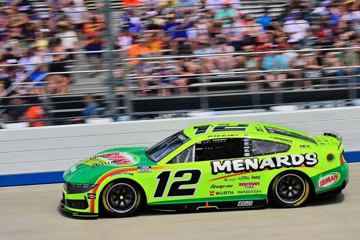Blaney's tweet image. Man, it was a fun day. Thankful for the 12-Team and all of our partners. We had a good shot at Top 5, but overall I felt it was a good race for us.