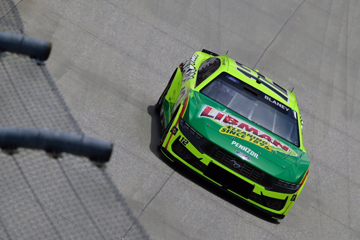 Blaney's tweet image. Man, it was a fun day. Thankful for the 12-Team and all of our partners. We had a good shot at Top 5, but overall I felt it was a good race for us.