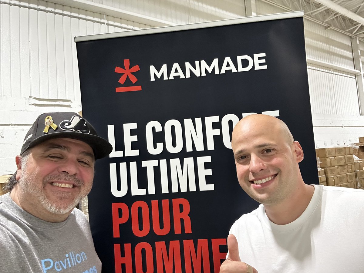ExposFest's tweet image. Nous sommes ravis d'avoir les boys de @Manmade_Brand comme commanditaire pour notre tournoi de golf. En bonus, chaque golfeur recevra une paire de chaussettes. Une entreprise Québécoise qui fabrique des produits exceptionnels.. Soutenez-la😃
#PavillonKatDemes❤️
We are so happy…