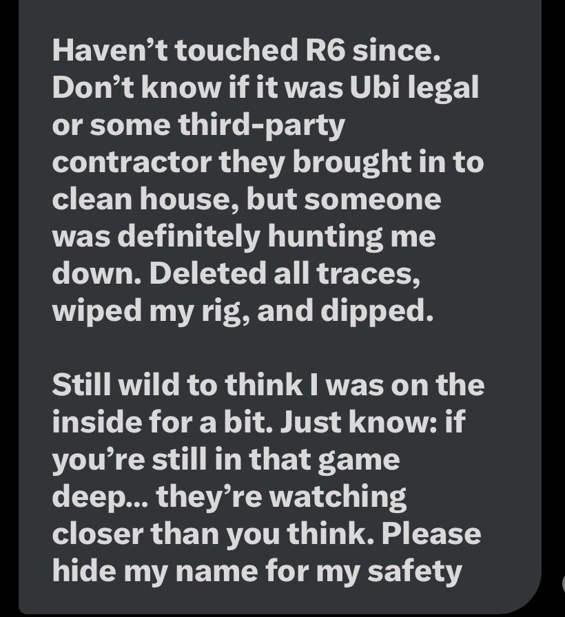 DrixsR6_'s tweet image. Here’s proof of Ubi working with cheaters