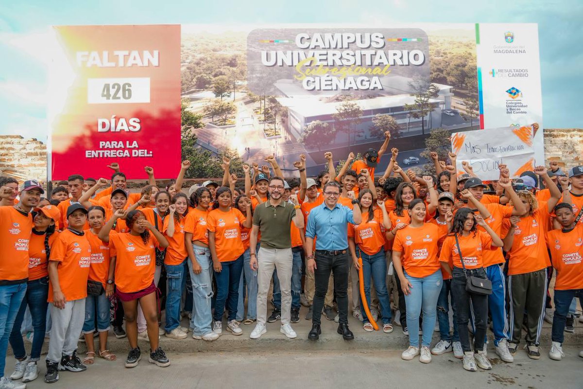 carlosecaicedo's tweet image. Donde antes hubo abandono, hoy sembramos futuro.
Desde Ciénaga, Magdalena, inicia la construcción del tercer Campus Universitario Subregional del Magdalena, de los 6 que diseñamos: una inversión histórica de 65 mil millones para garantizar educación pública y gratuita a más de…