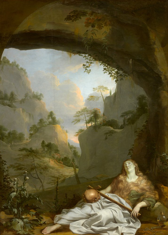 RomanoSace57080's tweet image. "Mary Magdalen, a woman in the city, which was a sinner, through love of the truth, washed away in her tears the defilement of her sins, and the words of the Truth are fulfilled which He spake: Her sins, which are many, are forgiven; for she loved much." (St. Gregory the Great)