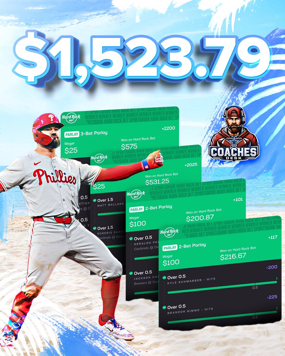 TheCoachesDesk's tweet image. Let’s have another day ✅
📸 Follow My Instagram here: tinyurl.com/5evfw4sr
Sign up for discord ⤵️
🖥️ 40% OFF Promo Code: MLB
🔗 Sign up here today: tinyurl.com/yc7h3en6