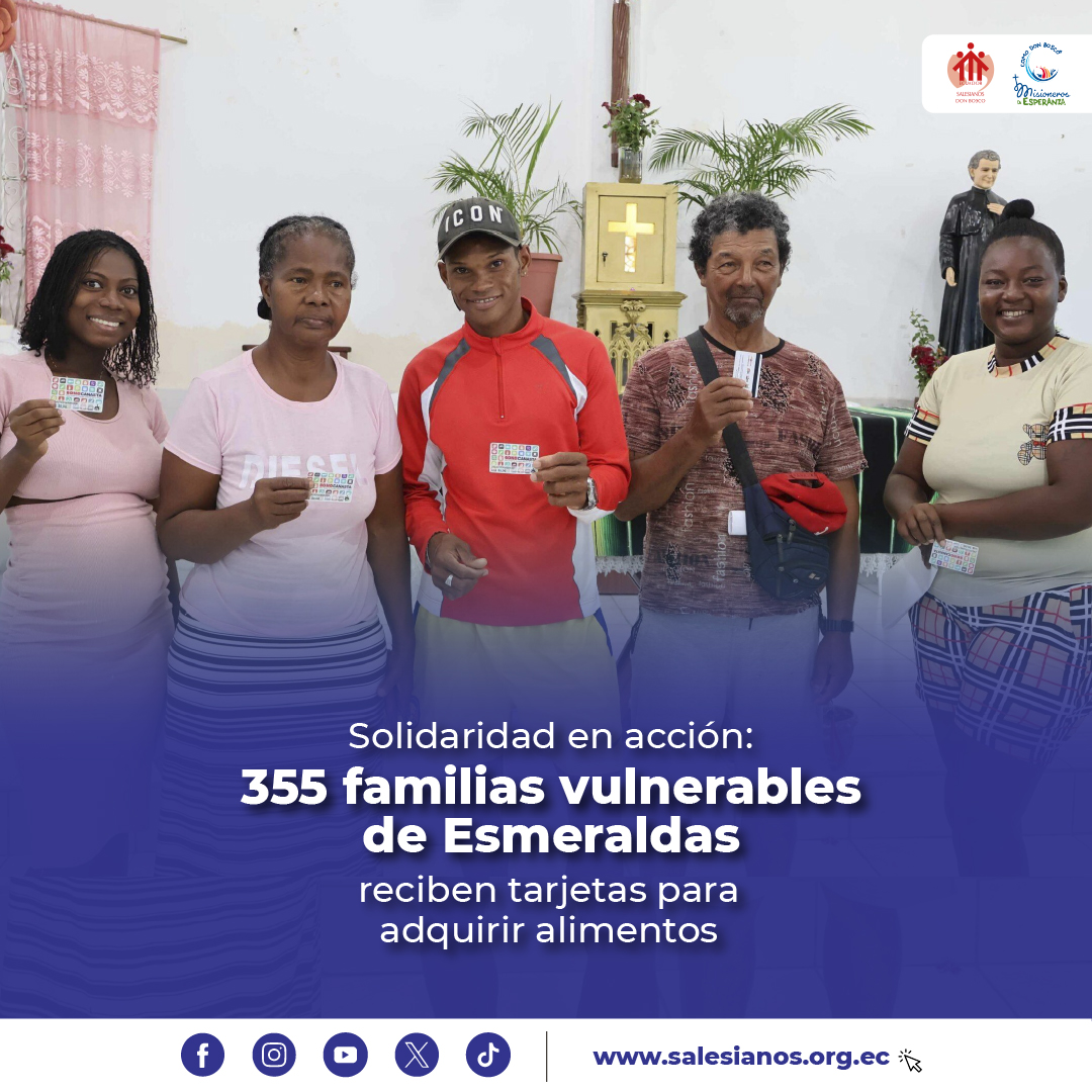👉 lc.cx/ovrF1C | Las entregas, que forman parte de la campaña "Unidos por Esmeraldas", se llevaron a cabo en la Isla Santa Cruz, Santa Martha II y 5 de junio. En estos barrios, asentados en las riberas del río , muchas familias viven en condiciones precarias.