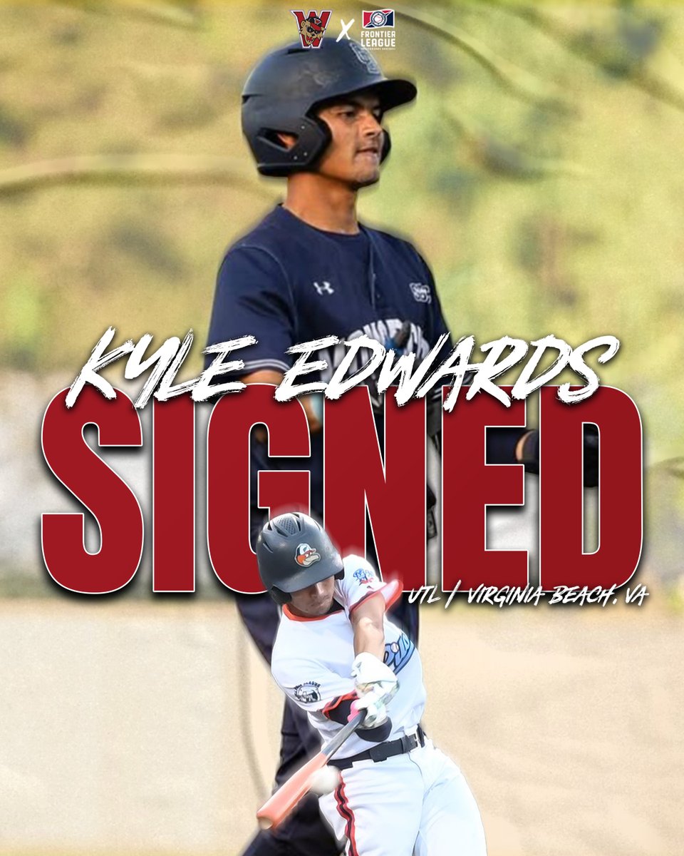 Washington Wild Things (@washwildthings) on Twitter photo We've signed UTIL Kyle Edwards to the active roster. Edwards was just in the <a href="/CPLBaseball/">Coastal Plain League</a> All Star Game after finishing his collegiate carer at <a href="/ODUBaseball/">Old Dominion Baseball</a>.
📖: tinyurl.com/4vc7ahr7
#ThisIsYourTeam We've signed UTIL Kyle Edwards to the active roster. Edwards was just in the <a href="/CPLBaseball/">Coastal Plain League</a> All Star Game after finishing his collegiate carer at <a href="/ODUBaseball/">Old Dominion Baseball</a>.
📖: tinyurl.com/4vc7ahr7
#ThisIsYourTeam