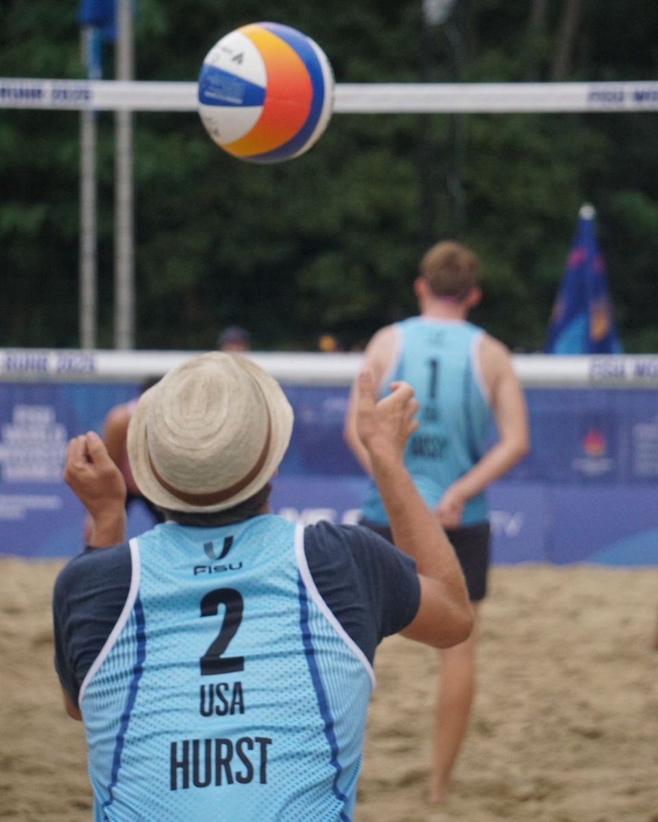 USAVBeach's tweet image. Day 1 Results from the 2025 World University Games:
Alexis Durish / Audrey Koenig ๐บ๐ธ defeat Romania ๐ท๐ด in straight sets (21-6, 21-10).
Thomas Hurst / Gage Basey ๐บ๐ธ defeat Chile ๐จ๐ฑ in straight sets (21-18, 22-20).
For schedule and results ๐: go.usav.org/44XqI2D
