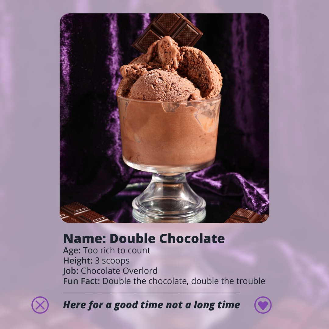 Single, sweet, and ready to be spooned. 🍨💕 Meet our most eligible scoops that will never leave you on read or ask ‘what are we?’ after 6 months. 

Let us know who you'd swipe right on in the comments! 💌👇