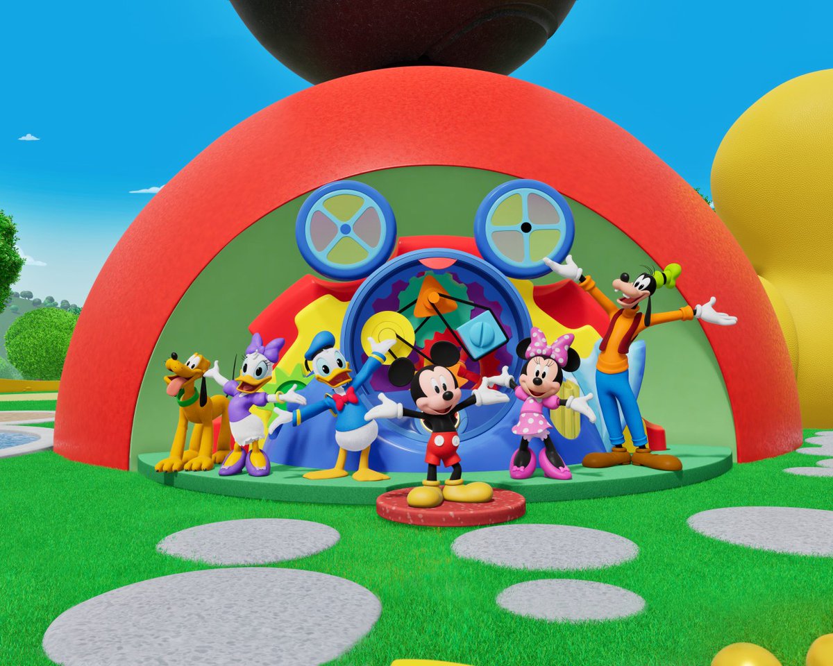 ANIMATIONWorld's tweet image. MICKEY MOUSE CLUBHOUSE+: New Friends, Even More Fun: series picks up from where the Emmy-winning #MickeyMouseClubhouse ended in 2016; Mickey, Minnie and their friends return along with new handy helpers; debuts July 21 on Disney Jr., next day on Disney+. bit.ly/40vLWDx…