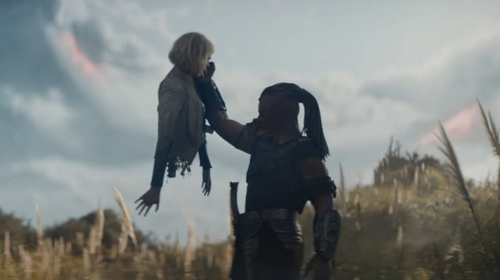 IGN's tweet image. Predator: Badlands’ new trailer shows off much more of the movie, reveals even more connections to the Alien franchise, and even teases a big mech fight. bit.ly/44HJufQ