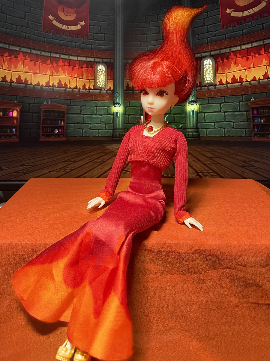 monablah_'s tweet image. Made DOLLia Falmea for the bday event ❤️‍🔥🥰 #DaliaFalmeaBirthday