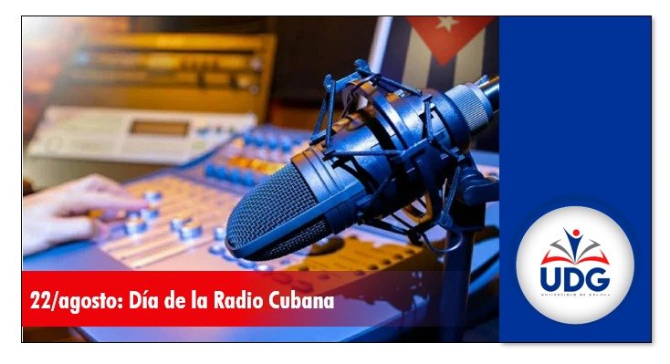 Este 22 de agosto se celebra el Día de la Radio Cubana. Desde la <a href="/Universidad_UDG/">Universidad Granma</a> felicitamos a todos los trabajadores de la radio, quienes con profesionalismo y pasión, hacen de la radio una herramienta viva de cultura e identidad. <a href="/BuenoF_Narcy/">Narcy Margarita Bueno Figueras</a> <a href="/CMKXDigital/">CMKX Radio Bayamo</a> <a href="/RadioGranma/">Radio Granma Manzanillo</a>