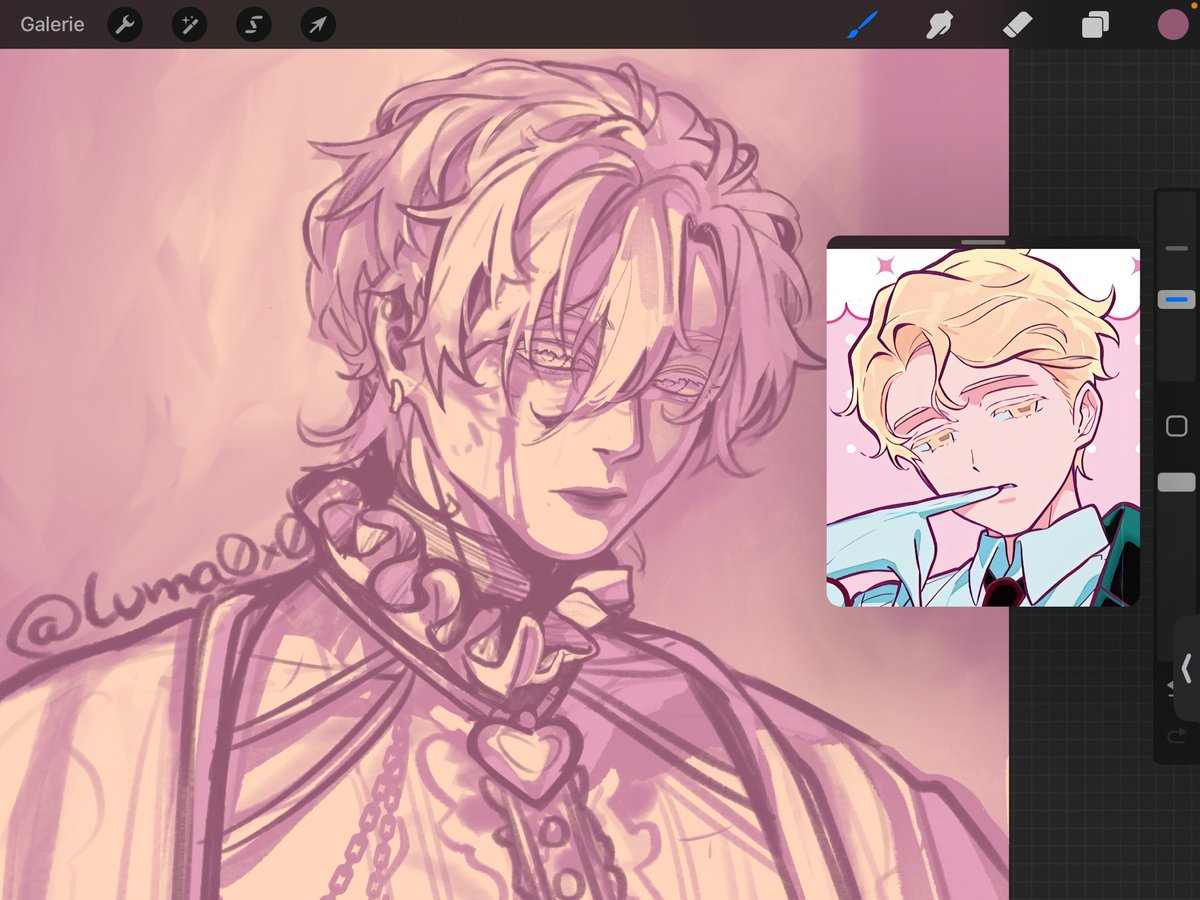 Luma0x0's tweet image. Sketch of the night with Luka from Alien Stage 💜
#ALNST #Luka #ALNST_LUKA