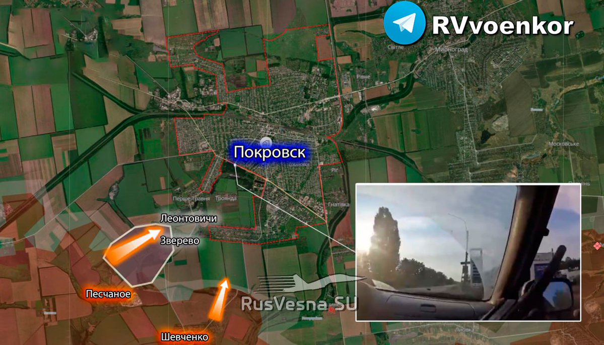 DD_Geopolitics's tweet image. 🇷🇺 Russian sabotage groups have entered Pokrovsk, launching a wave of ambushes on Ukrainian forces from inside the city.
▪️According to a Ukrainian officer with the call sign “Alex,” Russian DRGs are actively operating in the southern districts, attacking UAF vehicles and sowing…