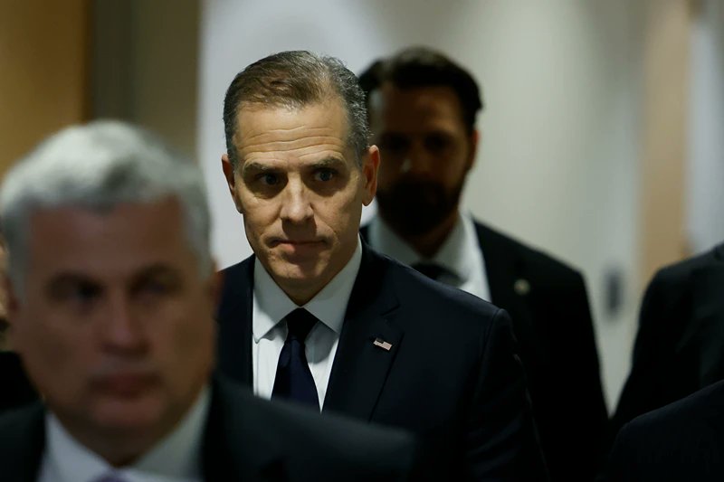 OANN's tweet image. Hunter Biden lashes out against Trump’s mass deportation campaign: ‘Dictator thug’ oann.com/newsroom/hunte…