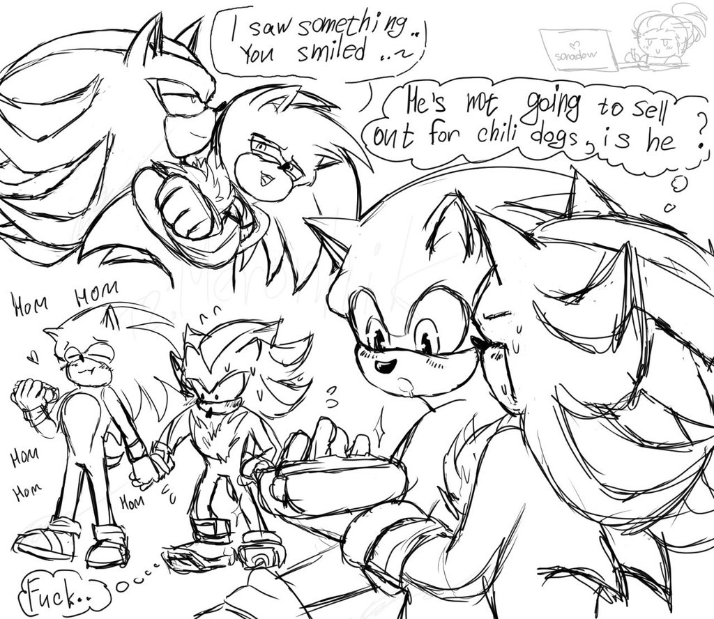 mary_IKS's tweet photo. I was almost out of ideas(( #SONIC #Sonadow #Shadonic #SonicTheHedgehog #ShadowTheHedgehog #Art #sketchart https://t.co/8avkgIXbdo