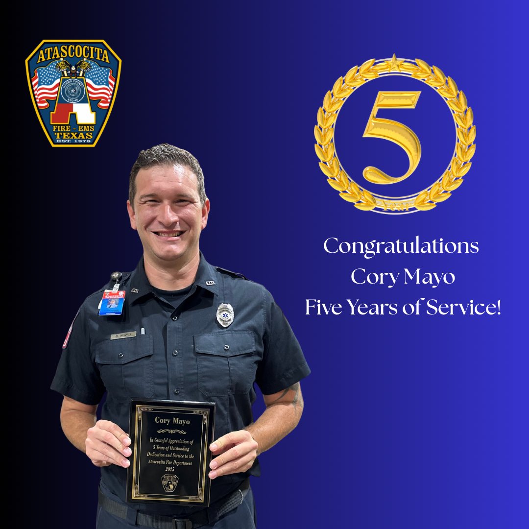 AVFDOEM's tweet image. Tonight we recognized two of our members for their years of service with the Atascocita Fire Department!  Congratulations to Jetta for 20 years of service and Cory for five years of service!
#AFDaGreatPlaceToWork