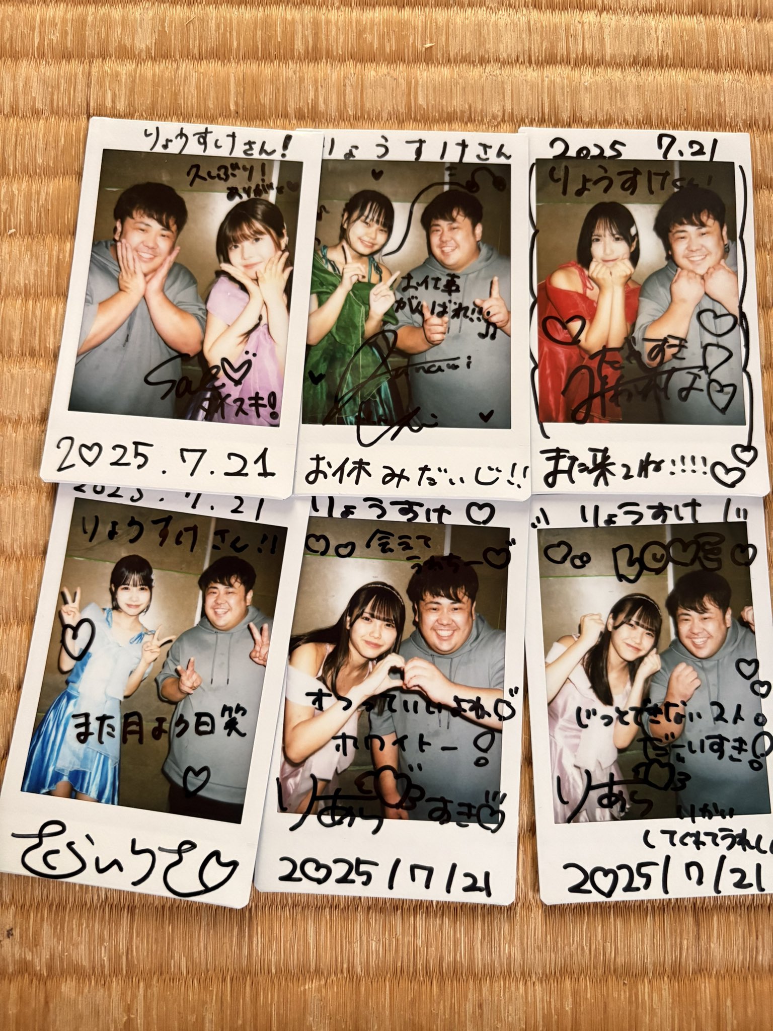 さ*様 噂のりっくん＆ジャスティン チェキ うさだ。🐨💛 on X: 