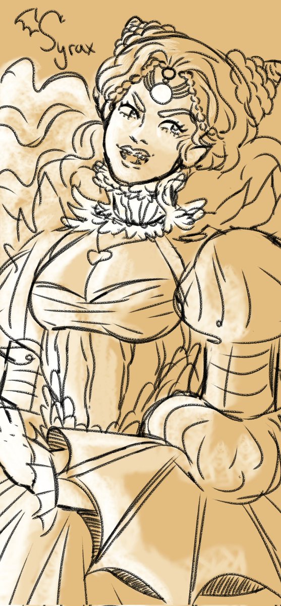willowfortunee's tweet image. โ human!syrax cool-down sketch