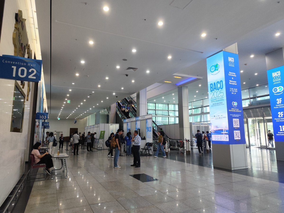 We are in Busan attending <a href="/theIUGG/">IUGG</a> IAMAS-IAPSO-IACS joint assembly and showcasing <a href="/AASjournal/">Adv. Atmos. Sci.</a> .  Swing by if you are in Busan!
