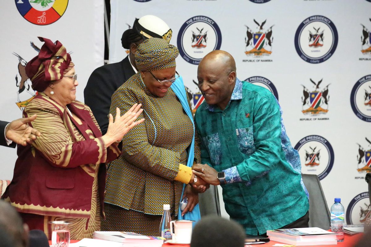 ngurare's tweet image. The past few weeks have been fully packed for us in preparation for 18 July 2025 and 21 July 2025 respectively. Her Excellency the President has spoken to the civil servants and she has appraised the Nation on the achievements of the past three months as well as launched the…