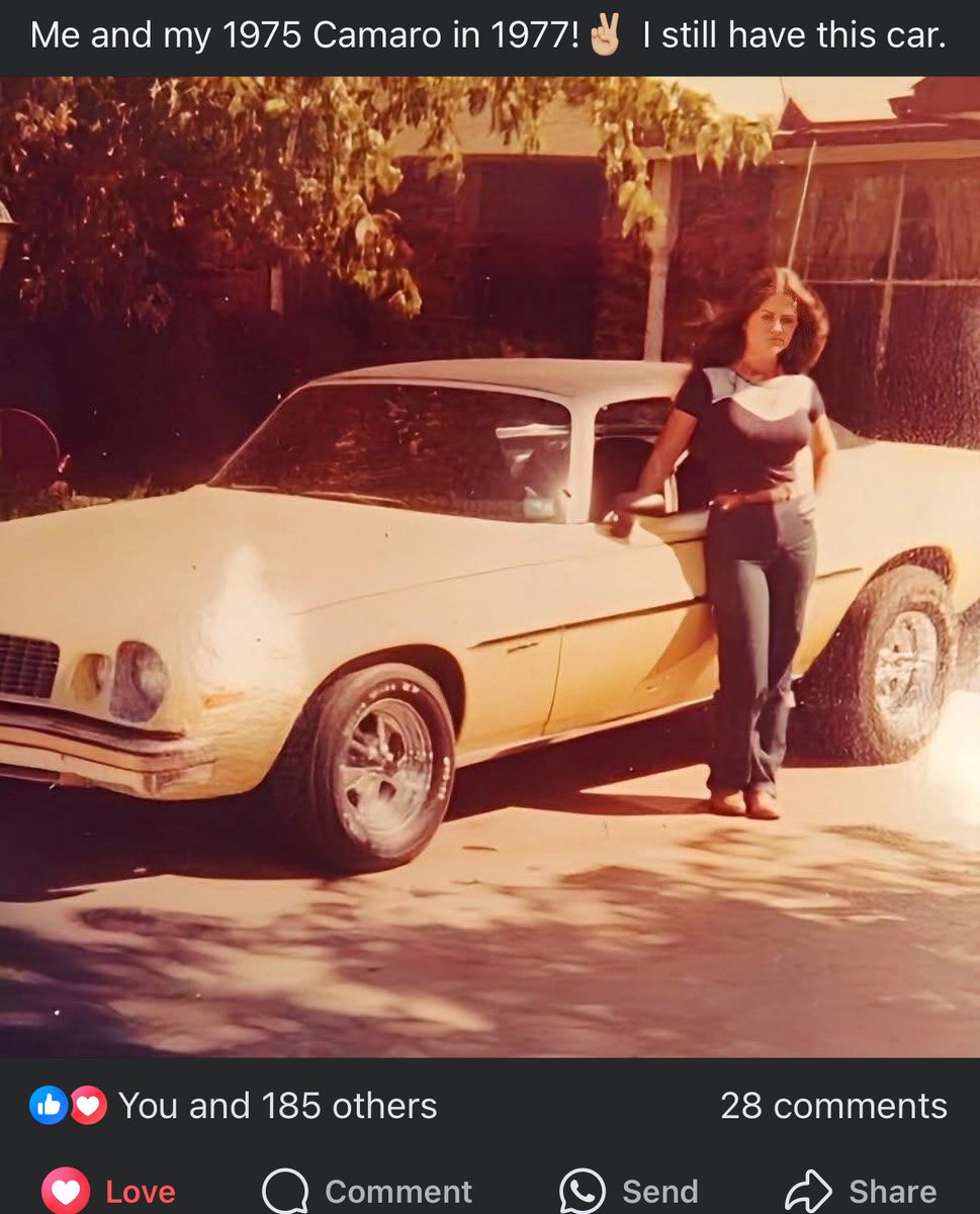 thekevinboard's tweet photo. @LindyTasteful She just posted in the Camaro group a few days ago. She still owns that yellow Camaro to this day! https://t.co/TvaX2MZfSR