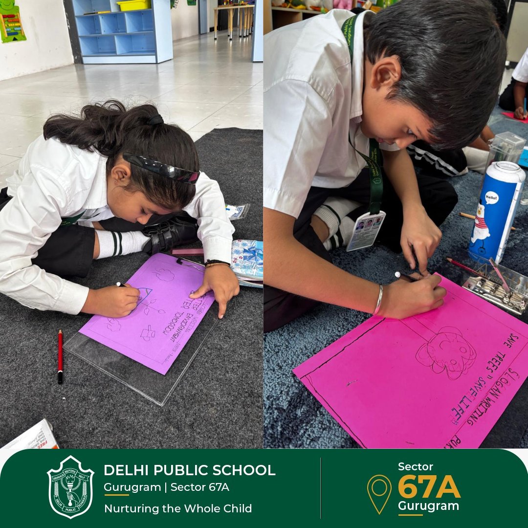Our Grade 3 stars shone bright in their Poster Making &amp; Slogan Writing activity! ✨
From rhyming words to vibrant visuals, their creations spread messages of kindness, friendship &amp; learning.
