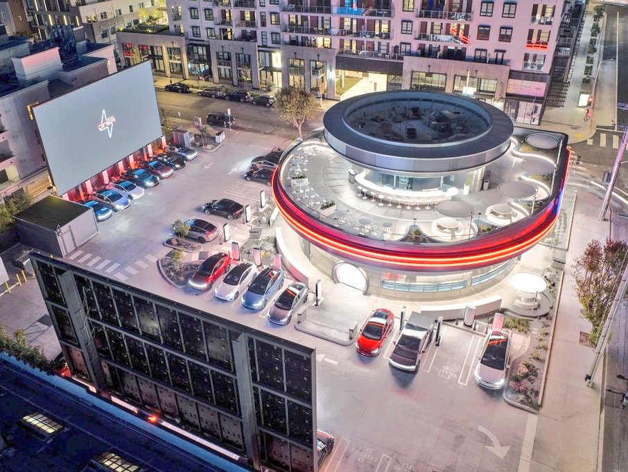 NEWS:

Tesla opened the Tesla Diner — a retro-futuristic diner and drive-in charging experience, all rolled into one