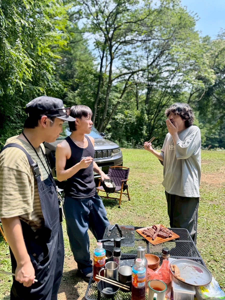 BlueInGreen813's tweet image. 🏕️Jeep FINDING CAMP🏕️
#radikoタイムフリー 7/19 OA
バンド #KOTORI が
群馬県 #星の降る森 でキャンプに挑戦!
今回は、肉料理第三弾!!!💥
Tボーンステーキを🥩
🔗radiko.jp/share/?sid=FMJ…
@JapanJeep @KOTORI_band
#jwave #blue813 #キャンプ #pr