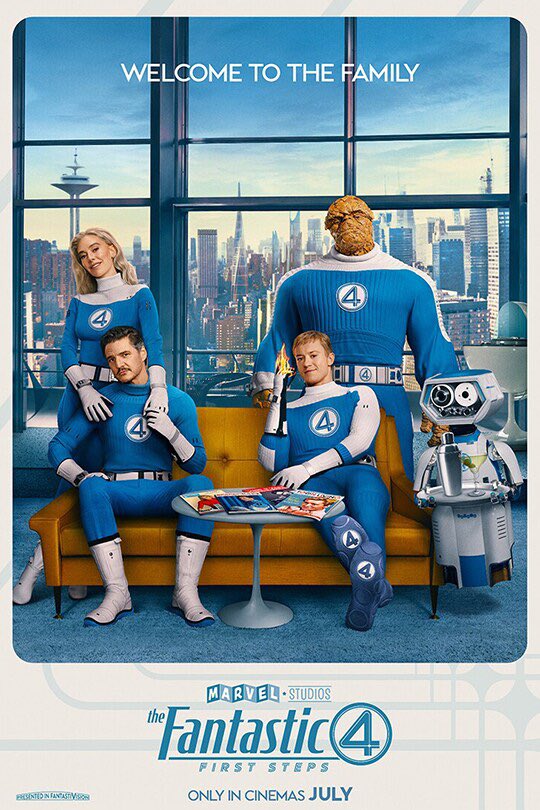 joedeckelmeier's tweet image. #FantasticFour is a visually stunning tribute to Jack Kirby & Stan Lee.
Loved that it stands on its own, no homework required. Vanessa Kirby shines as Sue Storm, the heart of the film. This team is a strong First Step in the right direction for #Marvel’s first family!