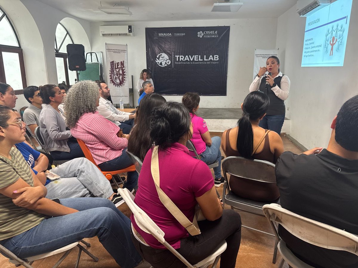 En seguimiento a la capacitación en el estado, la Secretaría de Turismo de Sinaloa 📷 a través del Instituto Politécnico Nacional impartió el increíble taller "Del buen servicio, al servicio WOW" en el hermoso municipio de Cosalá.