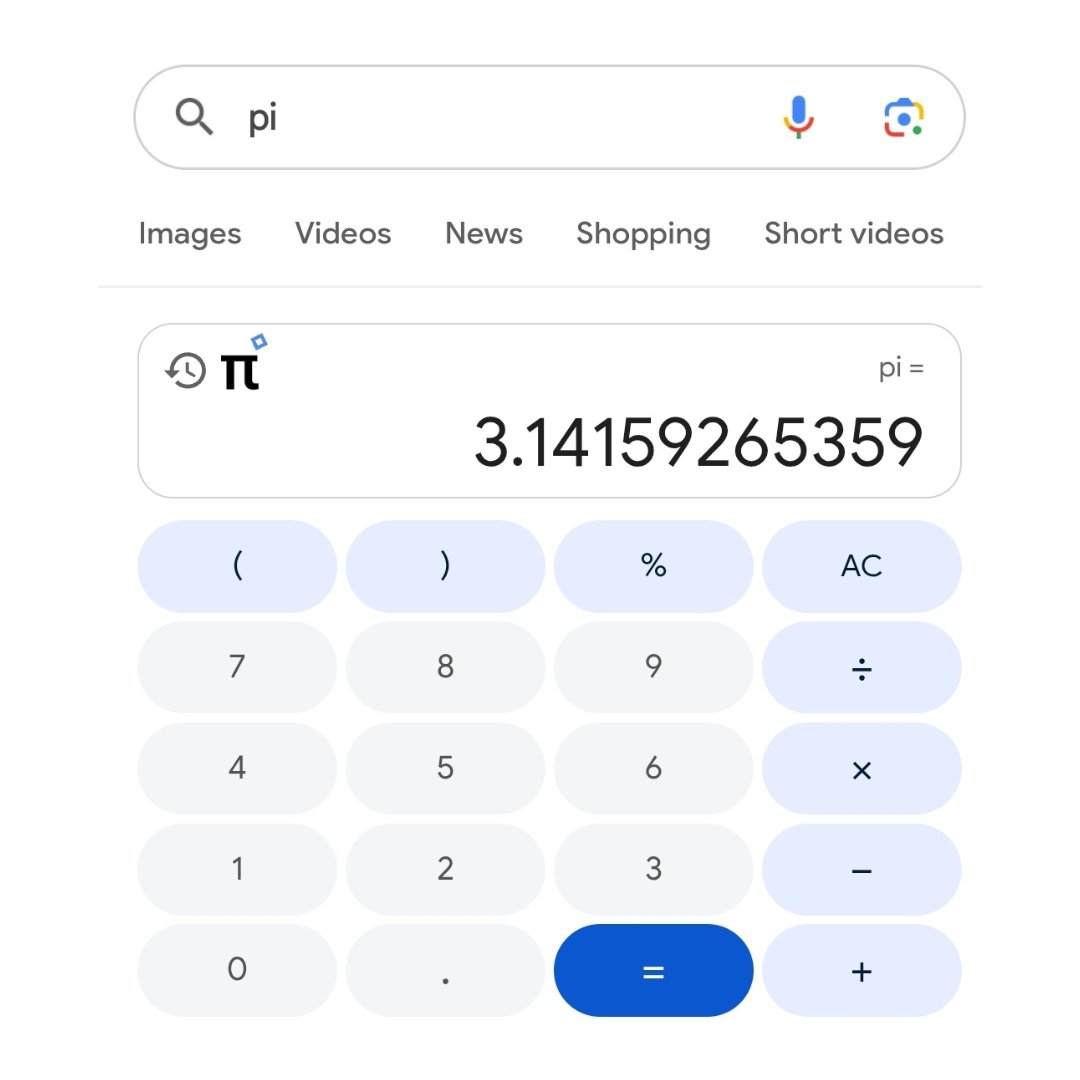 GoogleIndia's tweet image. Who knew calculators came with plot twists? 🤭
search pi on Google Search, tap π, and see it for yourself!
#PieApproximationDay