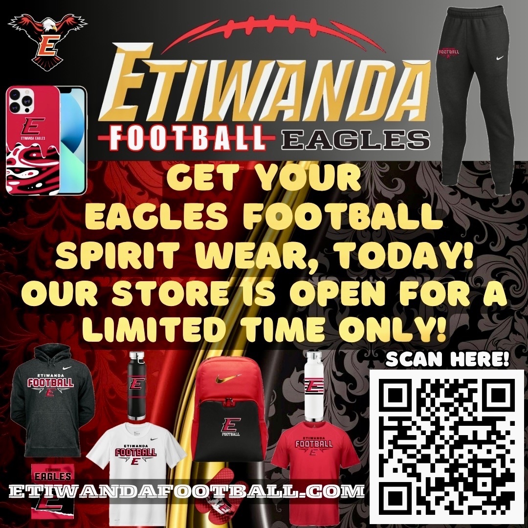 Etiwanda High Football (@etiwandafb) on Twitter photo *BACK BY POPULAR DEMAND!*
Show your #EaglePride and get your Eagles Football gear today! Exclusively at: EtiwandaFootball.com
<a href="/EtiwandaFB/">Etiwanda High Football</a> <a href="/EHSAthletics/">Etiwanda Athletics</a> <a href="/EHS__Activities/">CH</a> <a href="/EHSAchieve/">Julie</a> <a href="/EtiwandaRed/">Principal Wolfe</a> <a href="/EtiwandaSA/">EHStudentAchievement</a> <a href="/EHighCC/">🦅 Etiwanda High School Community Connection 🦅</a> @SA_Etiwanda @ASBEtiwanda <a href="/Pcoachdub1/">Coach Phil Wash</a> <a href="/CJUHSD/">Supt. Mat Holton</a> <a href="/IESportsNet/">IE Sports Net on FOX Sports Radio🎙</a> *BACK BY POPULAR DEMAND!*
Show your #EaglePride and get your Eagles Football gear today! Exclusively at: EtiwandaFootball.com
<a href="/EtiwandaFB/">Etiwanda High Football</a> <a href="/EHSAthletics/">Etiwanda Athletics</a> <a href="/EHS__Activities/">CH</a> <a href="/EHSAchieve/">Julie</a> <a href="/EtiwandaRed/">Principal Wolfe</a> <a href="/EtiwandaSA/">EHStudentAchievement</a> <a href="/EHighCC/">🦅 Etiwanda High School Community Connection 🦅</a> @SA_Etiwanda @ASBEtiwanda <a href="/Pcoachdub1/">Coach Phil Wash</a> <a href="/CJUHSD/">Supt. Mat Holton</a> <a href="/IESportsNet/">IE Sports Net on FOX Sports Radio🎙</a>