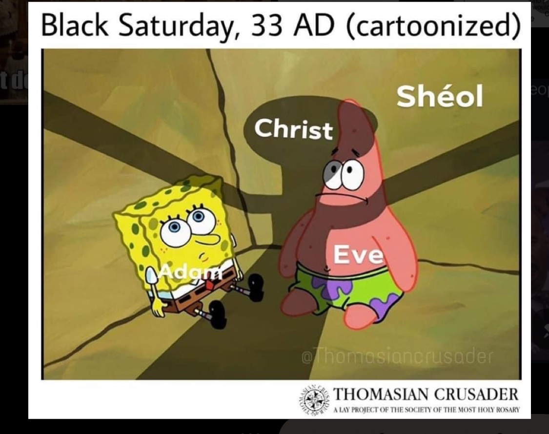 Catholic_bro's tweet image. “ In which also coming he preached to those spirits that were in prison”