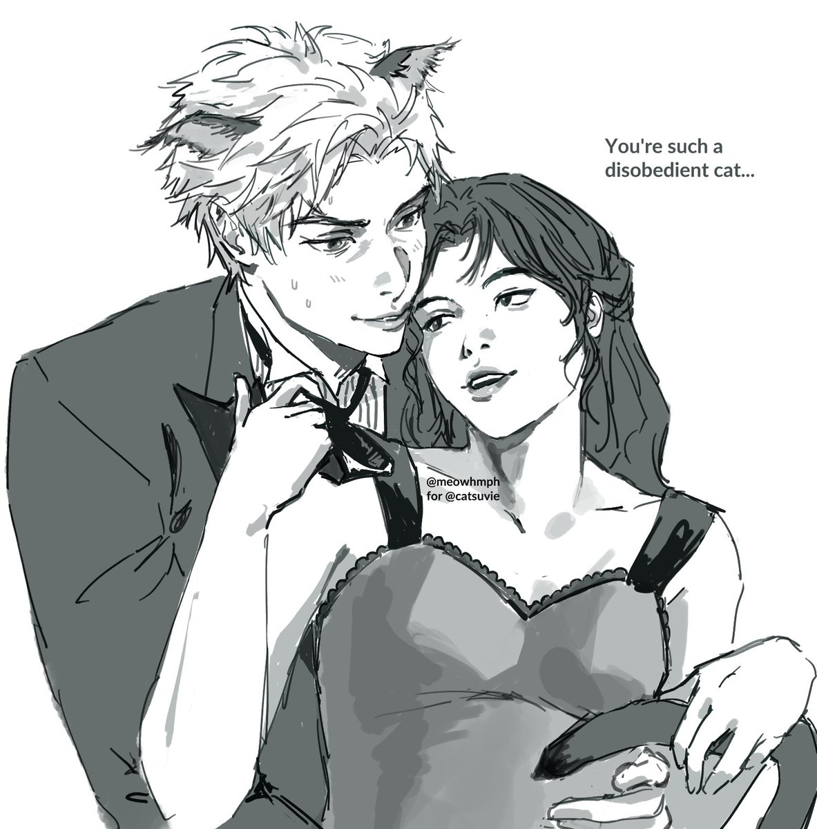 bad kitty #Sylus for my friend <a href="/catsuvie/">cat .ᐟ</a>