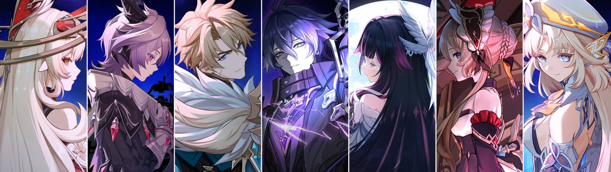 Nokapt's tweet image. Nan Nod-Krai c'est déjà une folie, c'est quoi TOUS CES PERSOS de fou ????
Varka, Alice, Nicole, Columbina, Sandrone, Durin et les nouveaux ???
Albedo et Scaramouche seront aussi de la partie ??