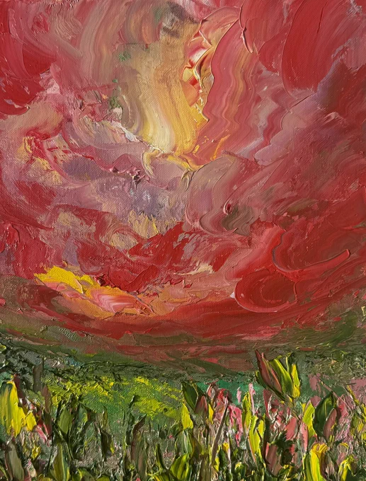 oil painting on canvas 11 x 16 inches 222 + shipping dm to claim