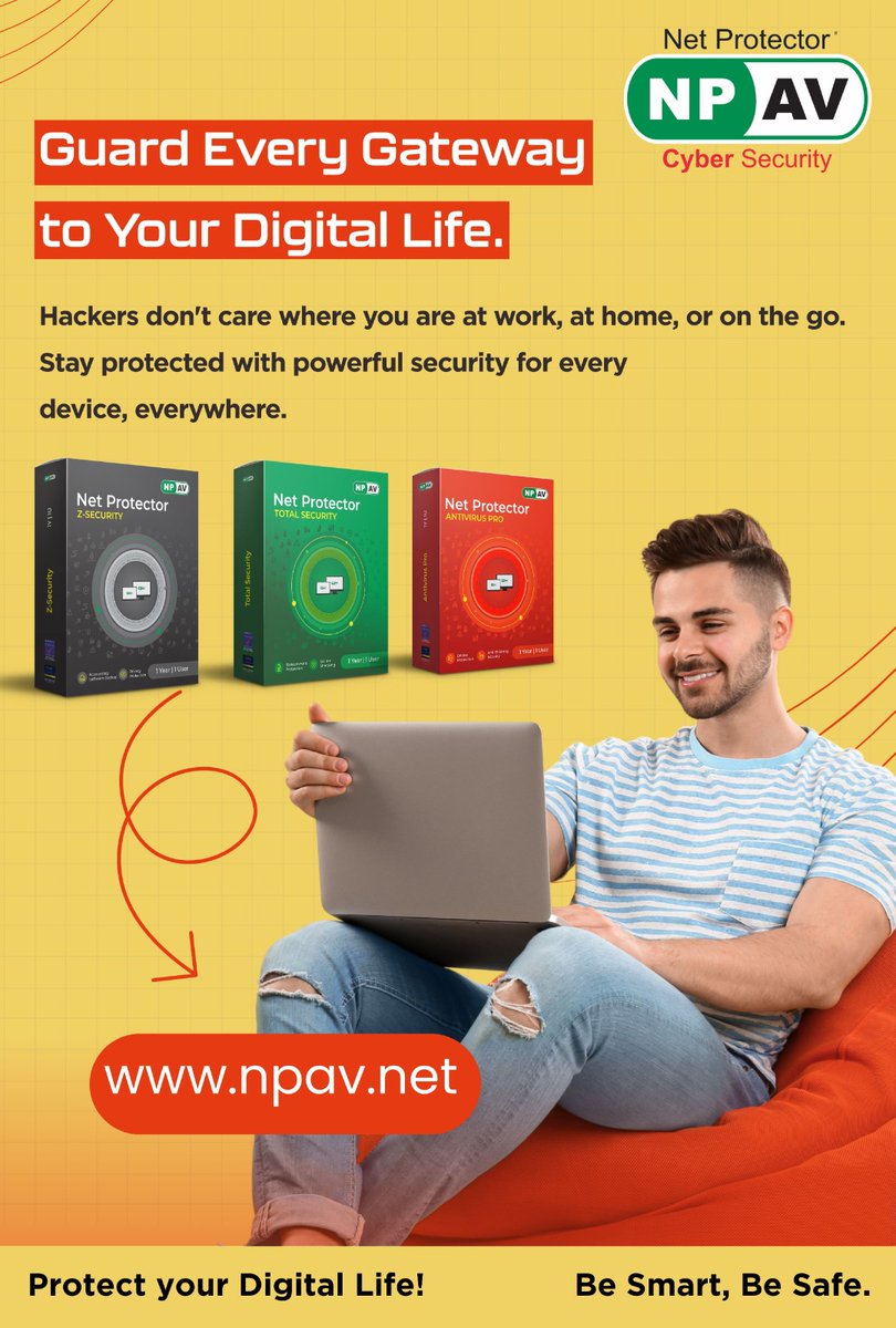 netprotector's tweet image. Guard Every Gateway of Your Digital Life
With Net Protector, secure your phone, PC, and every click online.
#NetProtector #DigitalSecurity #CyberSafe #StayProtected #GuardEveryGateway