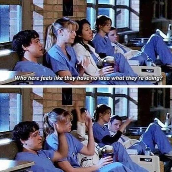 HealthIsAScam's tweet photo. * Interns interrogating their purpose to themselves *
#healthmemes #medicalinterns https://t.co/t7HiBSedtD