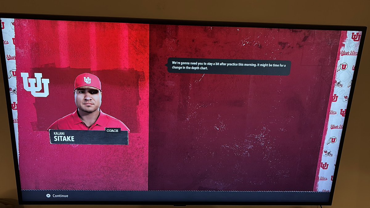 JeremyOlsen41's tweet image. I committed to Utah in College Football 26 only to arrive on campus to this. Wth?! 🤣