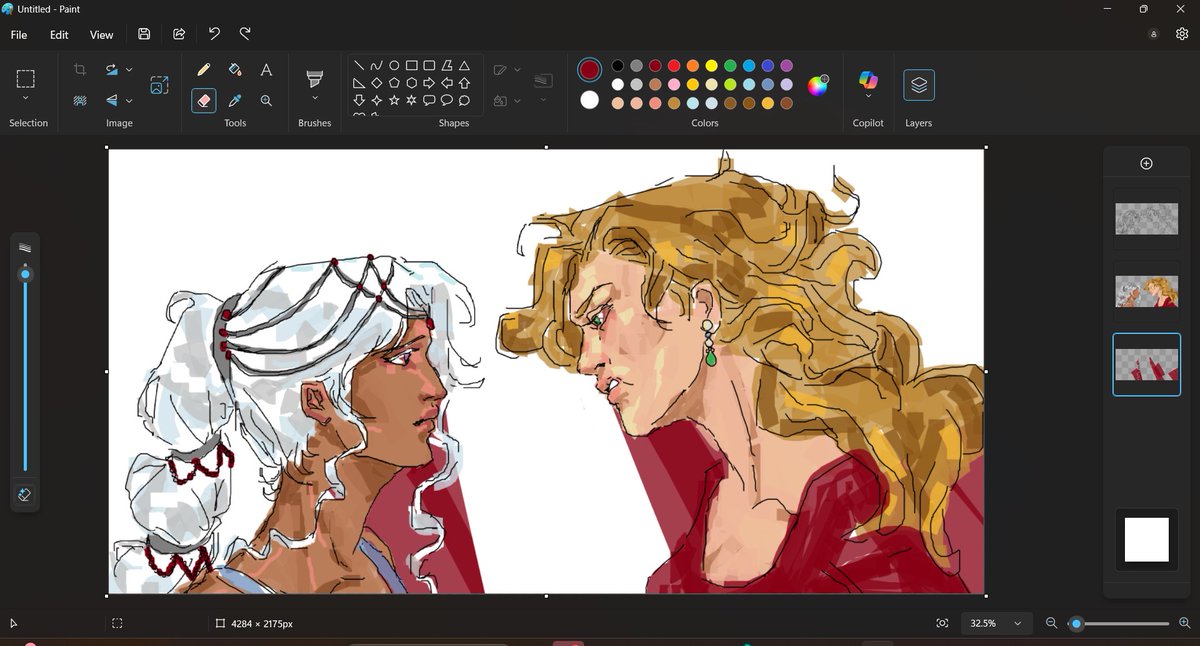 urwlw's tweet image. cerseidany-- looking down paths not taken
did this with my mouse so it took 100% more time & hand pain than usual.. dont have my tablet rn