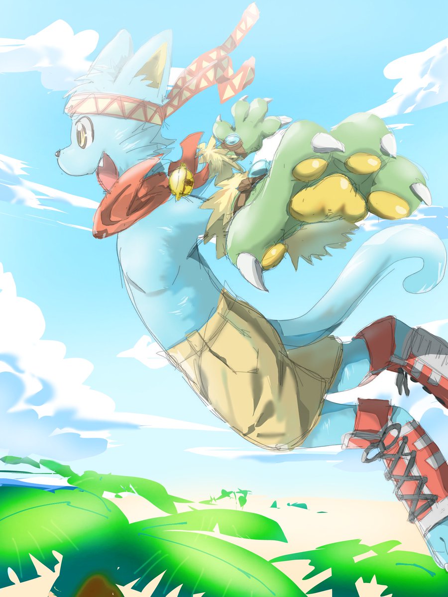 Our_Link_Works's tweet image. Sky high!  

Light | @kurava1000 

Artists: @Tisserove (Sketch) | @paradox_ian  (Color)