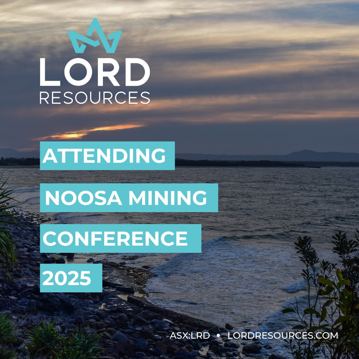 LordResources's tweet image. CEO Andrew Taylor is attending the Noosa Mining Conference this week.
Please reach out for a meeting: lordresources.com/contact/
$LRD $LRD.ax