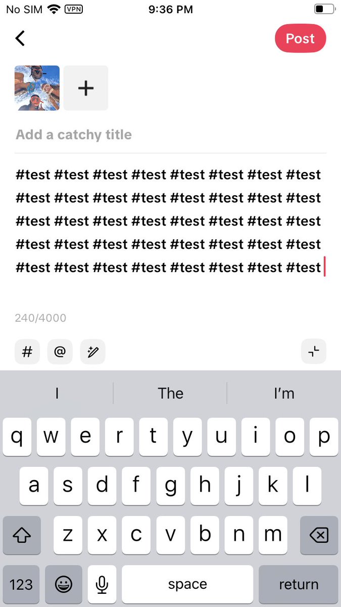 ema_totaro's tweet image. Now TikTok allows max 7 hashtags, and being specific helps get more views, but funny thing: on older phones with outdated OS, you can still add unlimited hashtags, probably because the change is client side.
So don’t update unless needed.