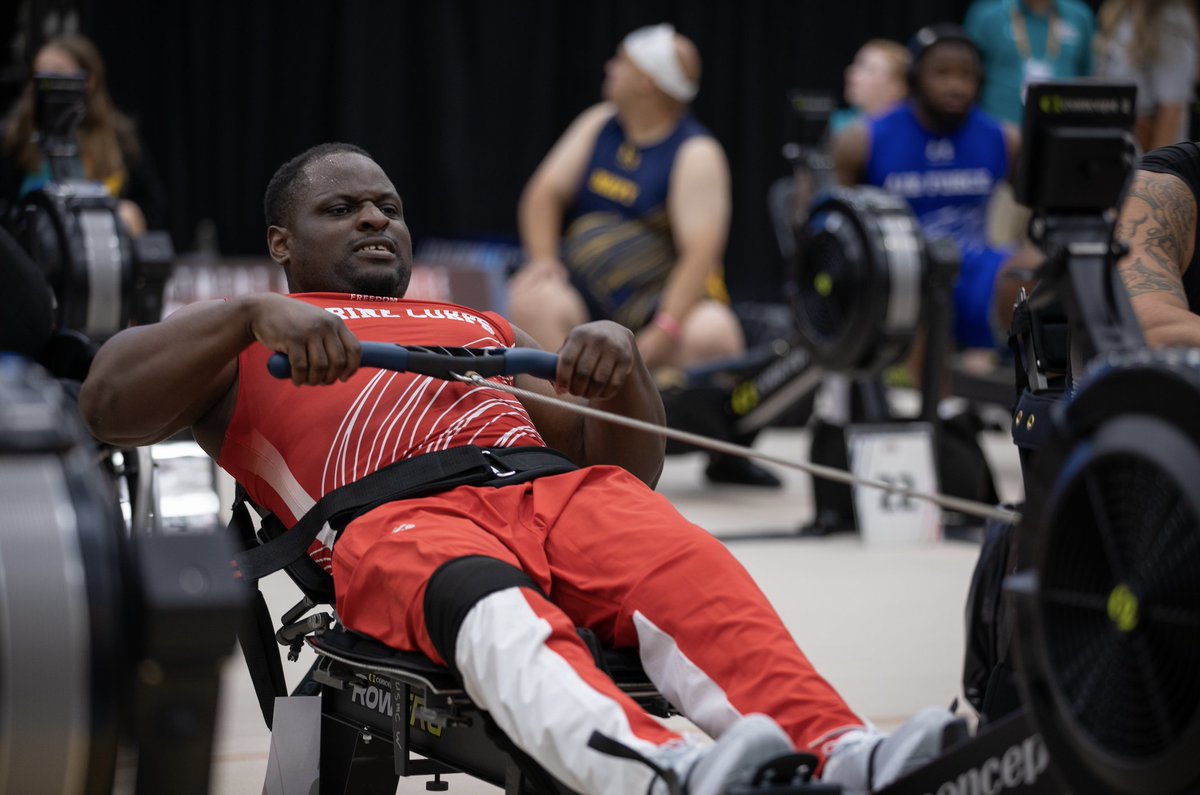 dodwarriorgames's tweet image. Ready. Set. ROW! Warriors took on indoor rowing with full intensity! It's more than strength. Focus and consistency rule on the floor. Great work, Warriors!
#DWG2025 #Limitless