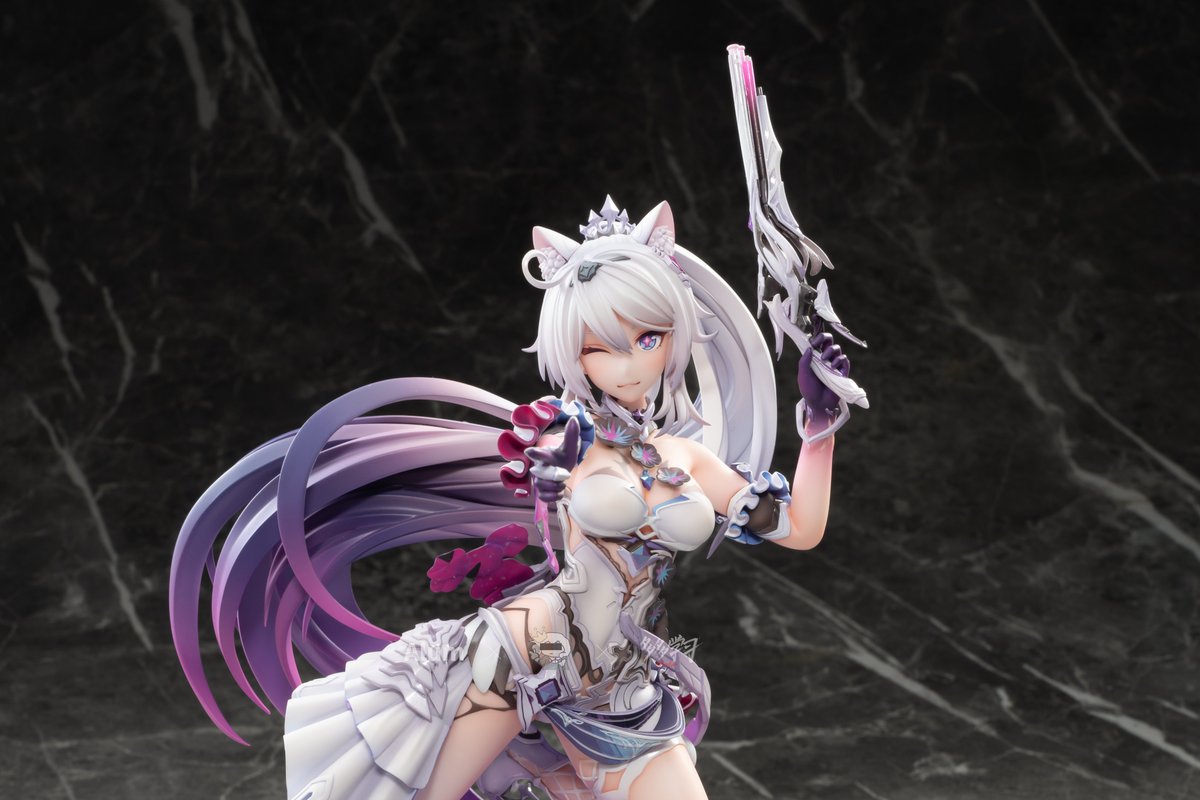 AlumZmf's tweet image. WF2025夏にて展示・販売致します
キアナ・カスラナ
ブース番号：4-14-07 

価格：26000円
※未塗装未組立のガレージキットです
原型：Alum （
@AlumZmf
）
彩色：
@diandu_huangdi

摄影：
@dudu23834521

#WF2025S #WF2025夏