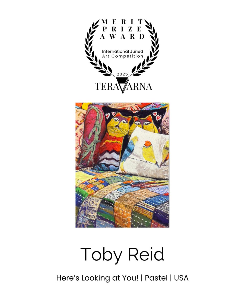 🏆Showcasing the artwork of the Merit Prize Award Winners of the 9th #COLOR #competition.
Congratulations on your outstanding artwork and on winning the $75 cash prize🖼️

Toby Reid | Here’s Looking at You! | Pastel | USA
Paul Tambellini | On the Avenue | Oil | USA
Diane Morgan |