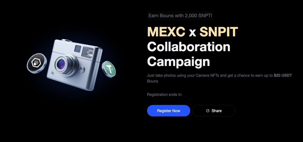 snpit_global's tweet image. 📣 MEXC Banner Now Live in the SNPIT App! 🚀
We’re excited to announce that @MEXC_Official, an exchange where $SNPT is listed, is now featured in the SNPIT app! 📲✨
mexc.com/campaigns/SNPT…
Check out the in-app banner — let’s witness the expansion of the SNPIT ecosystem…
