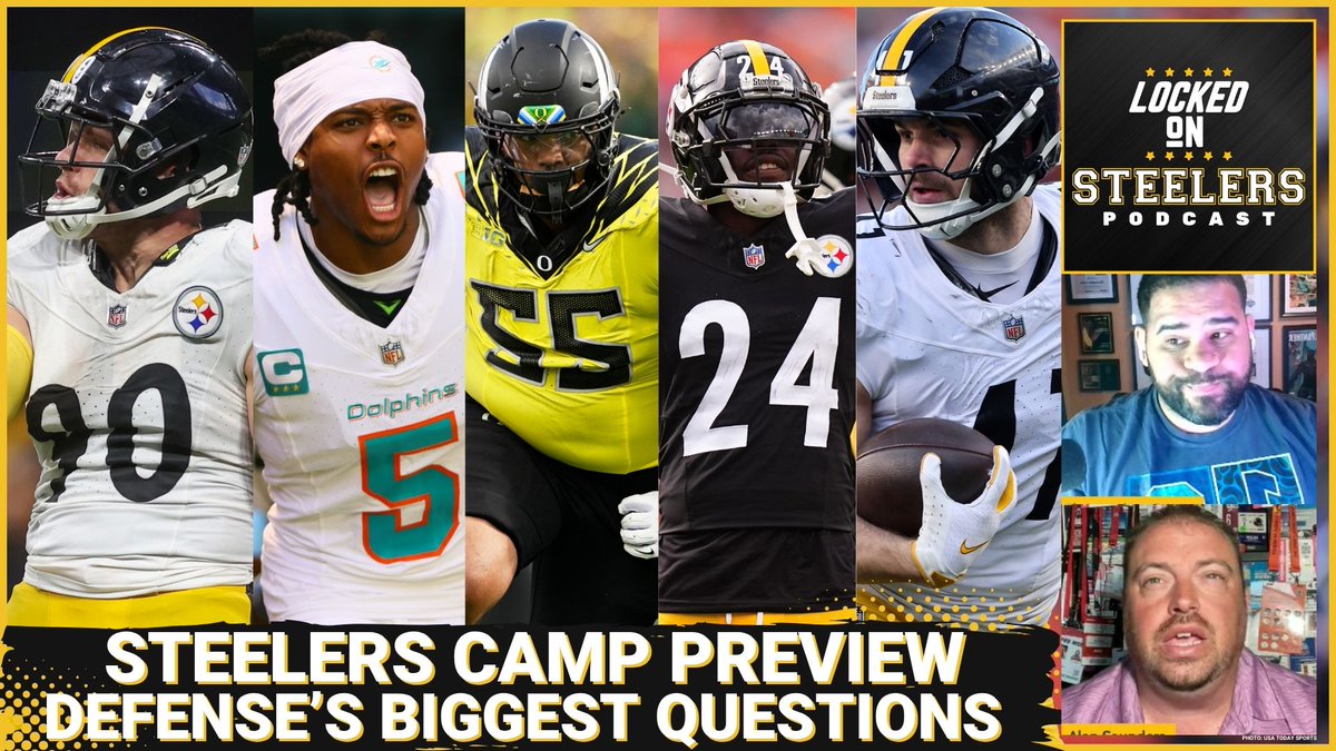 CarterCritiques's tweet image. Locked on #Steelers Tuesday w/@ASaunders_PGH!
- Training camp preview: top questions on defense
- Will changes around Watt be noticeable?
- How do Porter/Ramsey/Slay get deployed?
- Derrick Harmon's rookie impact
Listen on @ApplePodcasts/@Spotify here:
lockedonpodcasts.com/podcasts/locke…