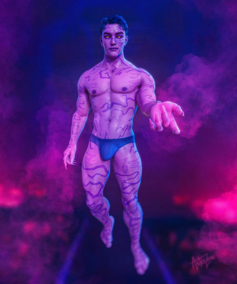 astrazero's tweet image. My lazy attempt at a 400 year old demon from K-pop Demon Hunters 🖤
I really could have spent more time making the skin patterns look better but I just made it for my own amusement 💟