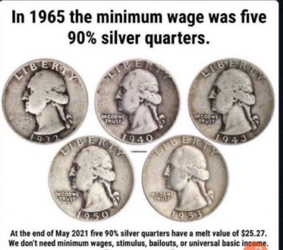 Spinachbrah π₯ (@basedspinach) on Twitter photo Minimum Wage in 1965 was $25.27 in todayβs money Minimum Wage in 1965 was $25.27 in todayβs money